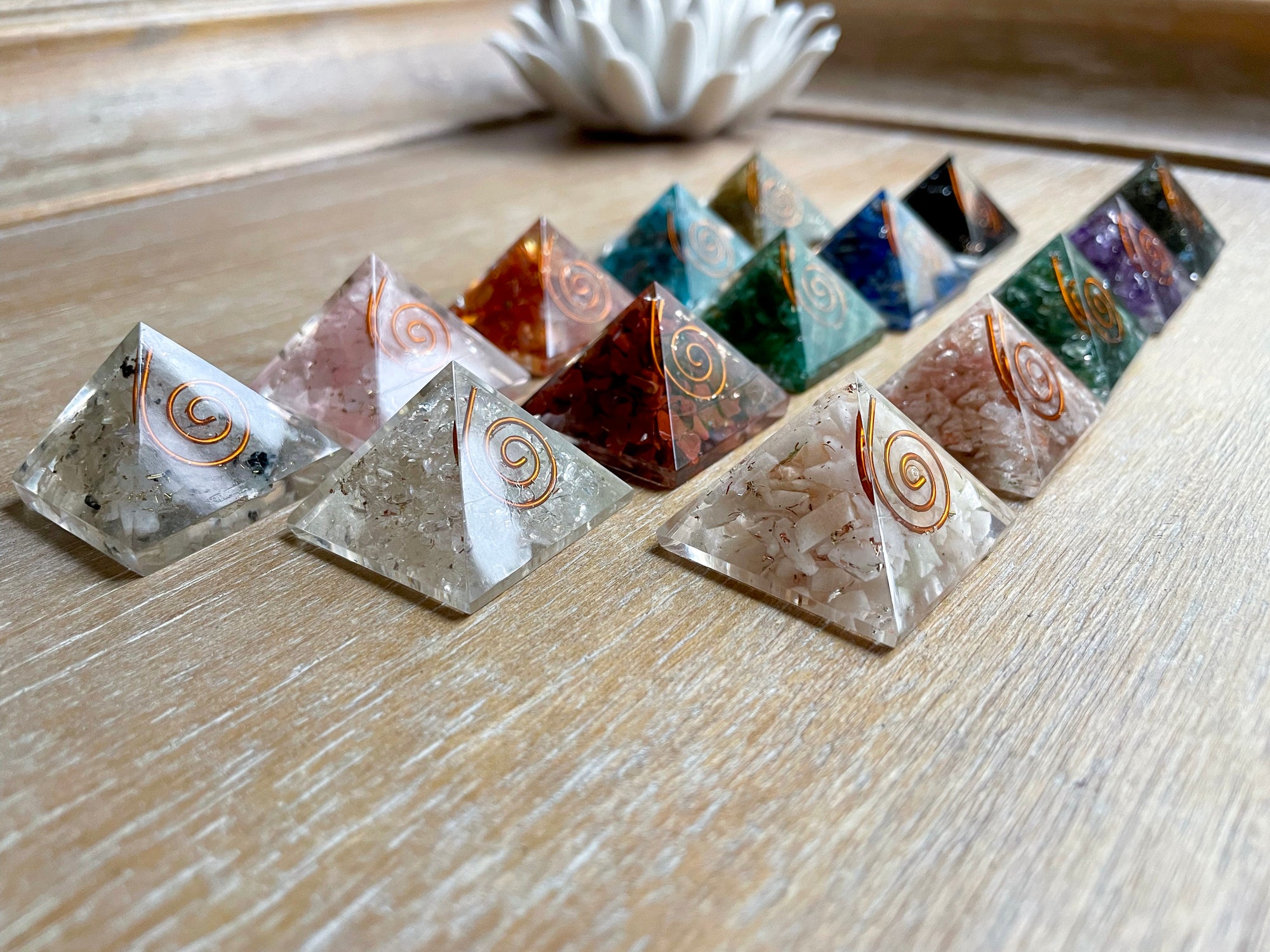 Orgone Crystal Pyramid || Mini