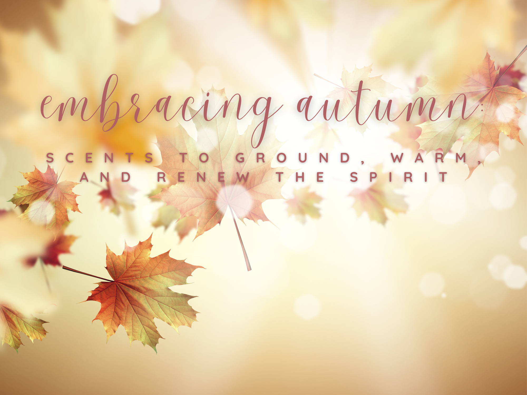Embracing Autumn: Scents to Ground, Warm, and Renew the Spirit