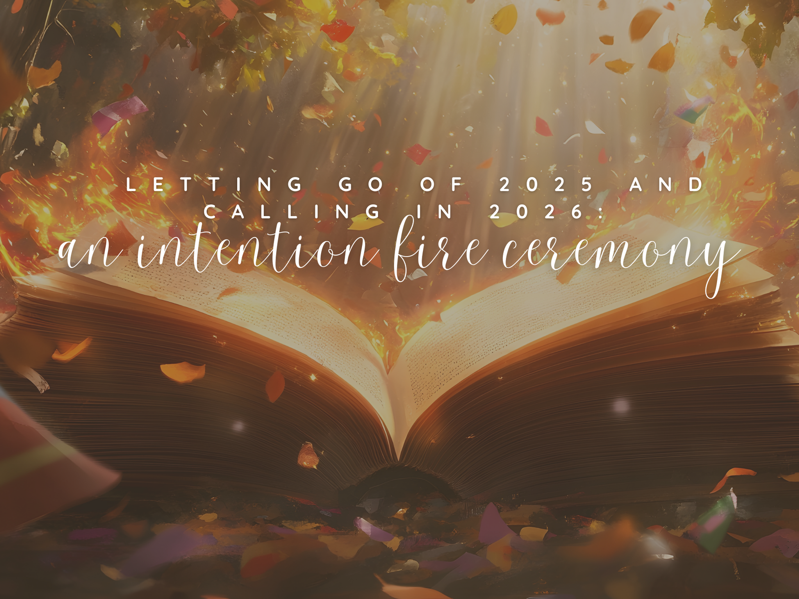 Letting Go of 2025 and Calling in 2026: An Intention Fire Ceremony