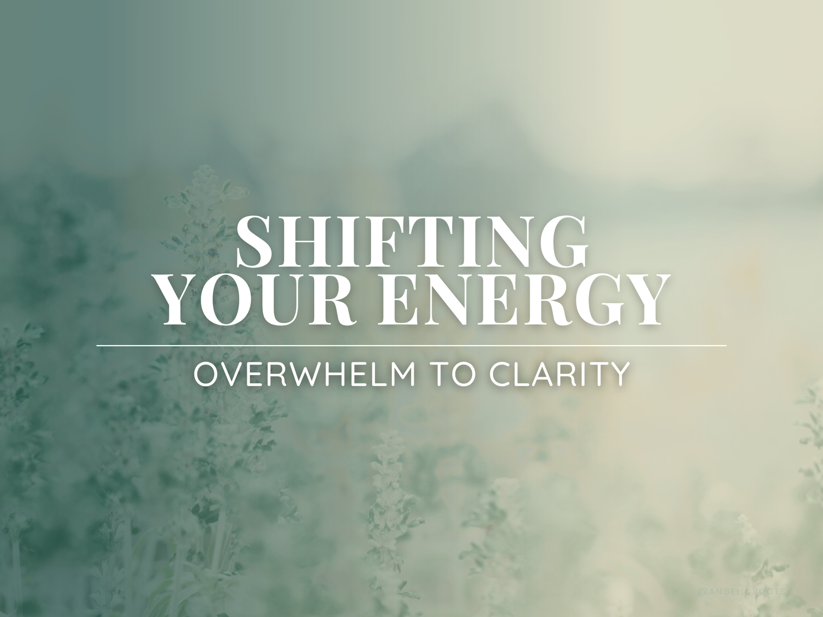 Shifting Your Energy: Overwhelm to Clarity