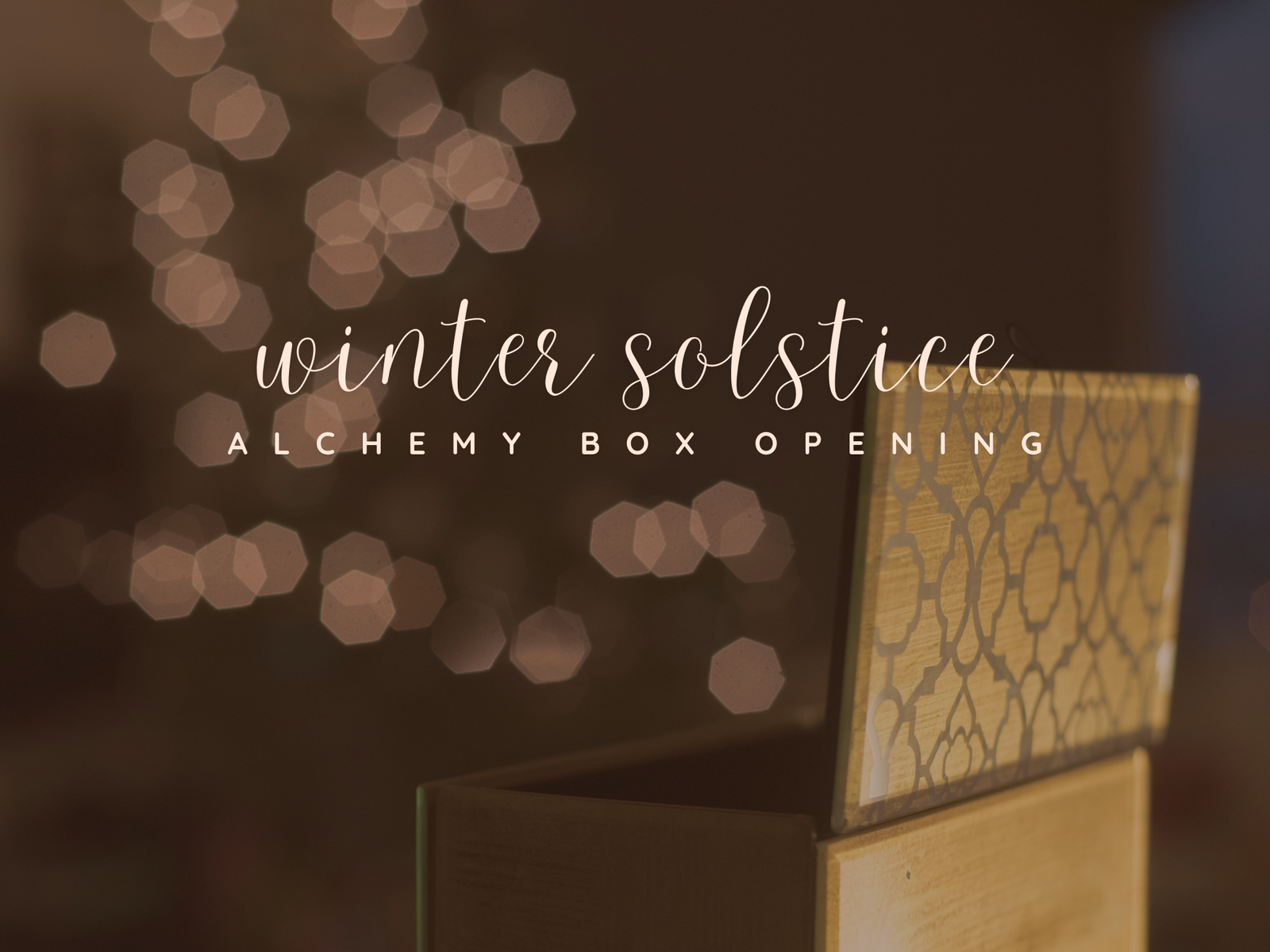 Winter Solstice Alchemy Box Opening