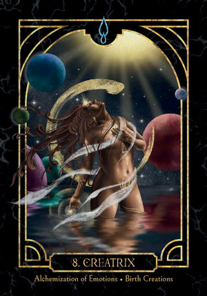 The Empath's Healing Oracle: A 53-Card Deck & Guidebook of Archetypes & Shadows Cards || Miyuki Rose