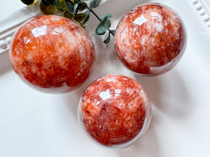 Hematoid (Fire) Quartz Sphere