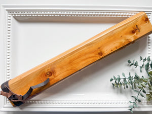 17.5" Aromatic Cedar Hand Carved Double Drone Flute || Note F 432Hz