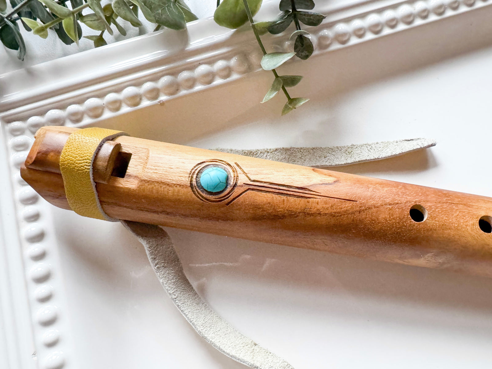 17" Pasang Wood Hand Carved Flute || Note F 432Hz