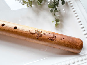 17" Pasang Wood Hand Carved Flute || Note F 432Hz