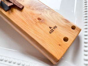 18.5" Aromatic Cedar Hand Carved Triple Drone Flute || Note A 432 Hz