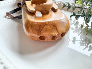 18.5" Aromatic Cedar Hand Carved Triple Drone Flute || Note A 432 Hz