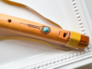 18.5" Jackfruit Wood Hand Carved Flute || Note F 432Hz