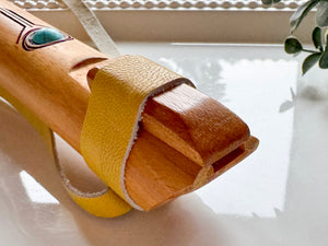 18.5" Jackfruit Wood Hand Carved Flute || Note F 432Hz