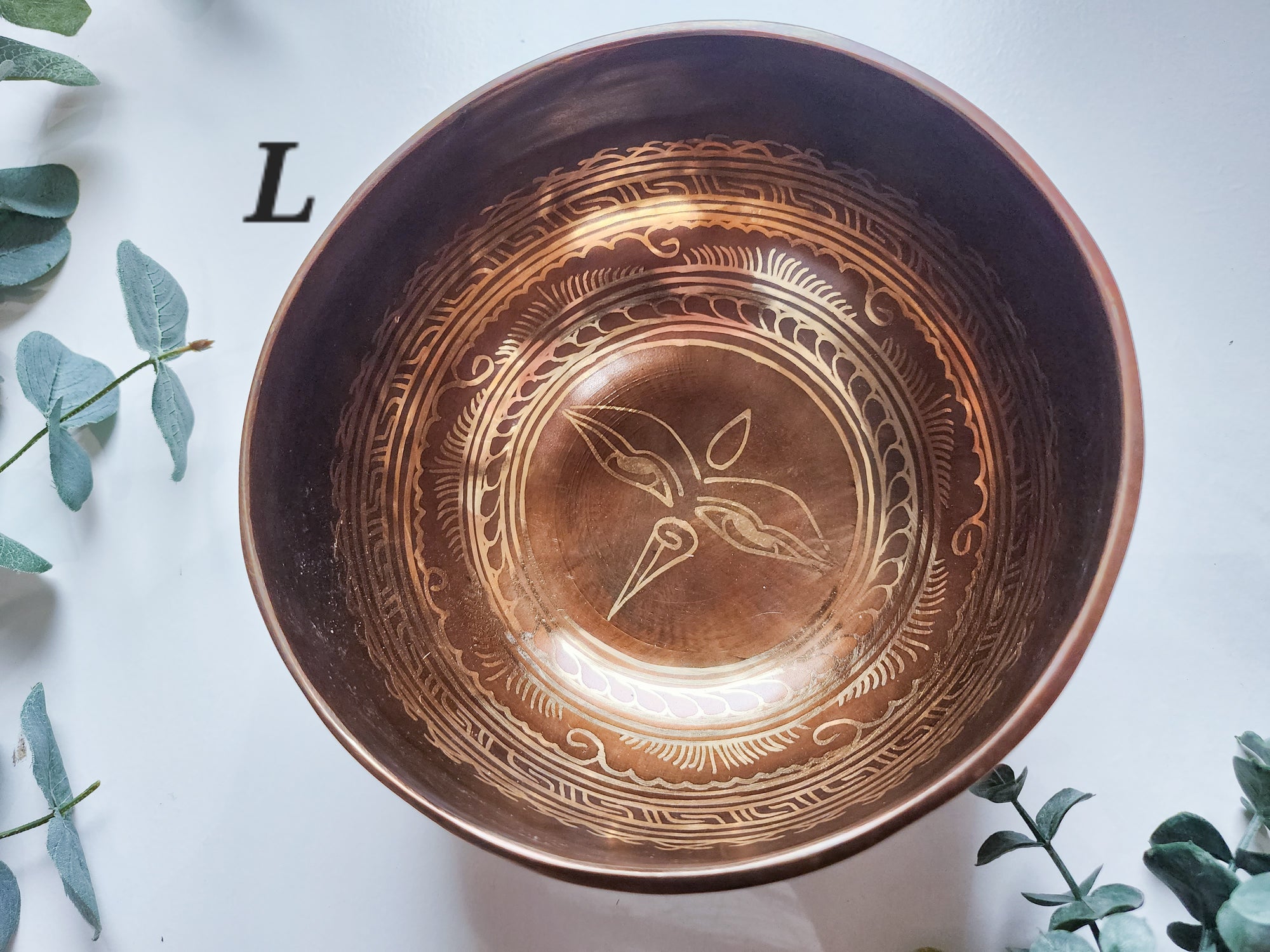 7" Tibetan Etched Singing Bowl