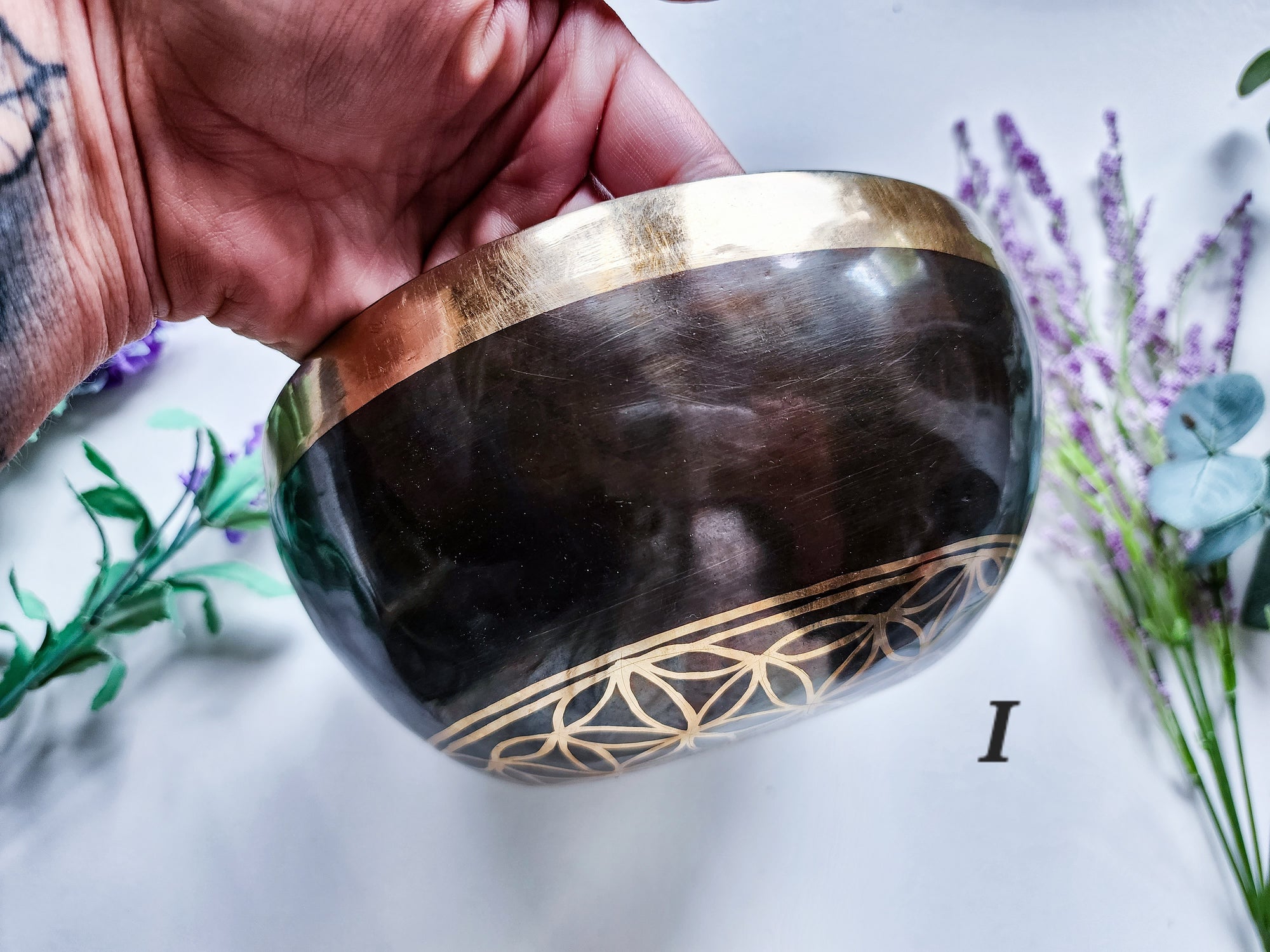 7" Tibetan Etched Singing Bowl