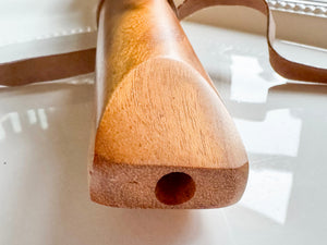 21.5" Jackfruit Wood Hand Carved Flute || Note G 432Hz