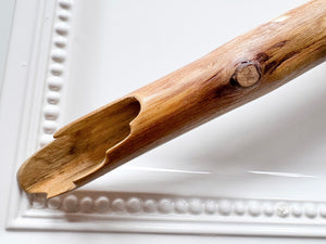 21" Natural Sungu Teak Hand Carved Flute || Note A 432Hz