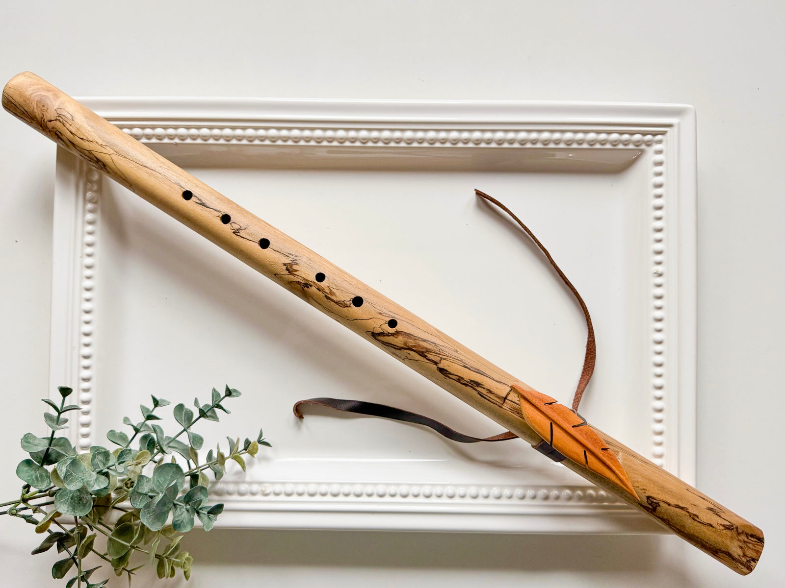 24" Kembang Kantil Wood Hand Carved Flute || Note F 432Hz