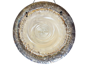 32" Grotta Sonora Silver Nickel Gong || Ocean Sunrise