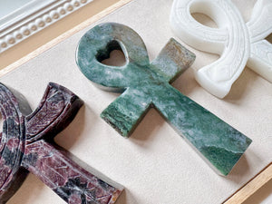 Crystal Ankh Carving