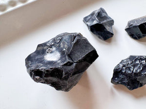Raw Black Obsidian || Utah
