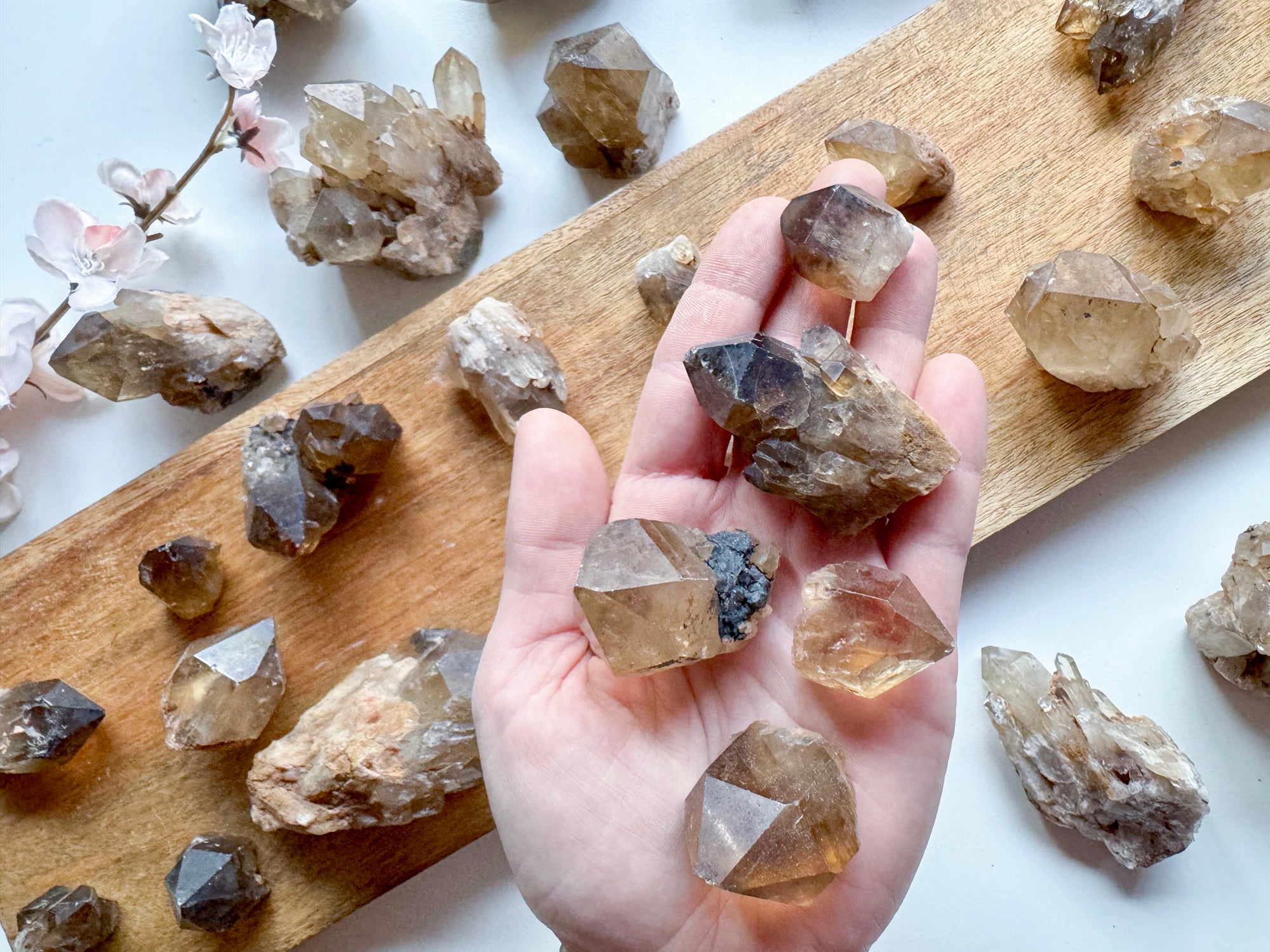 Natural Citrine Raw Points Congo || Kundalini Citrine