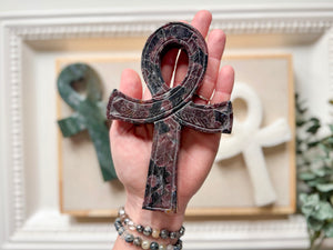 Crystal Ankh Carving