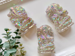 Aura Quartz Ganesha Carving