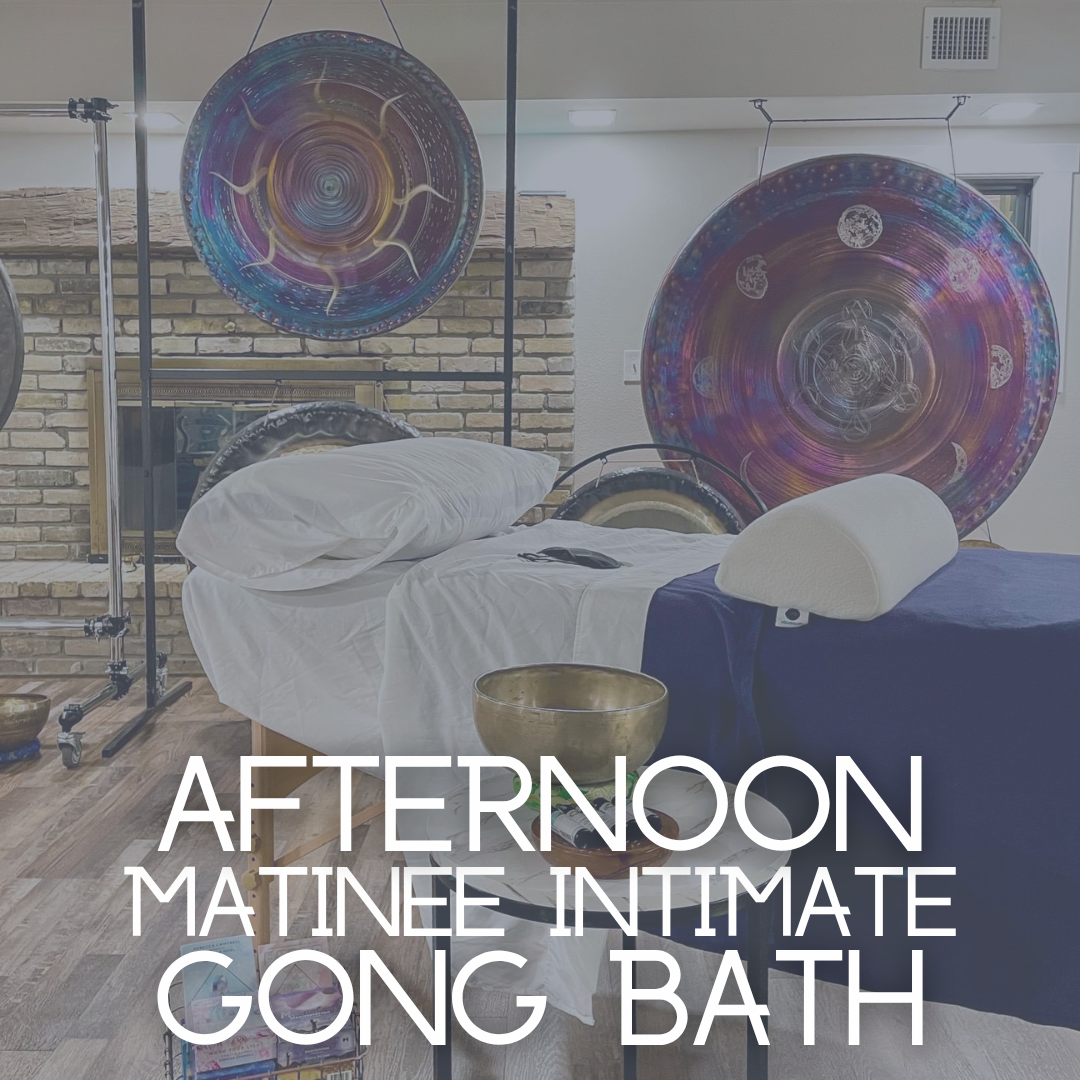 Afternoon Matinee Intimate Sound Healing Gong Bath - Tuesday, November 18 1-2:30pm