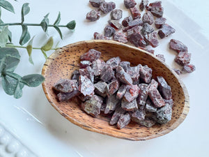 Almandite Rhodolite Garnet || Raw Pieces || Vintage "Chuck"