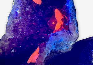 Amethyst Wings on Metal Stand || Brazil - Set A || UV Reactive!