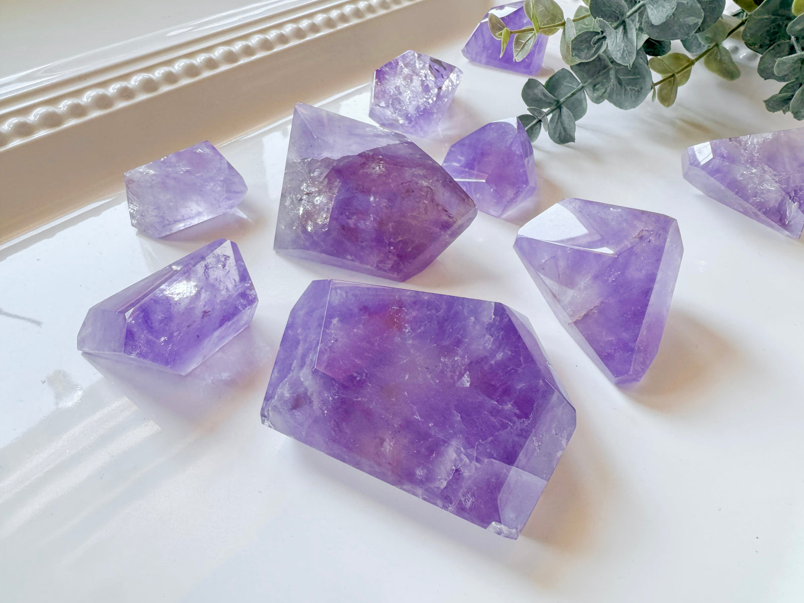 Amethyst Faceted Free Forms || Brazil