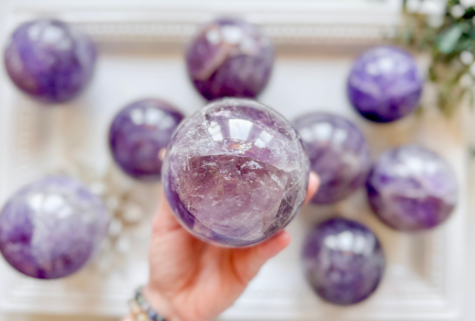 Amethyst Large Spheres || Brazil
