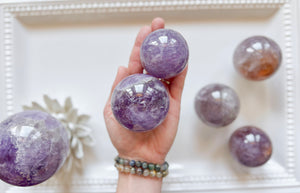 Amethyst Large Spheres || Brazil
