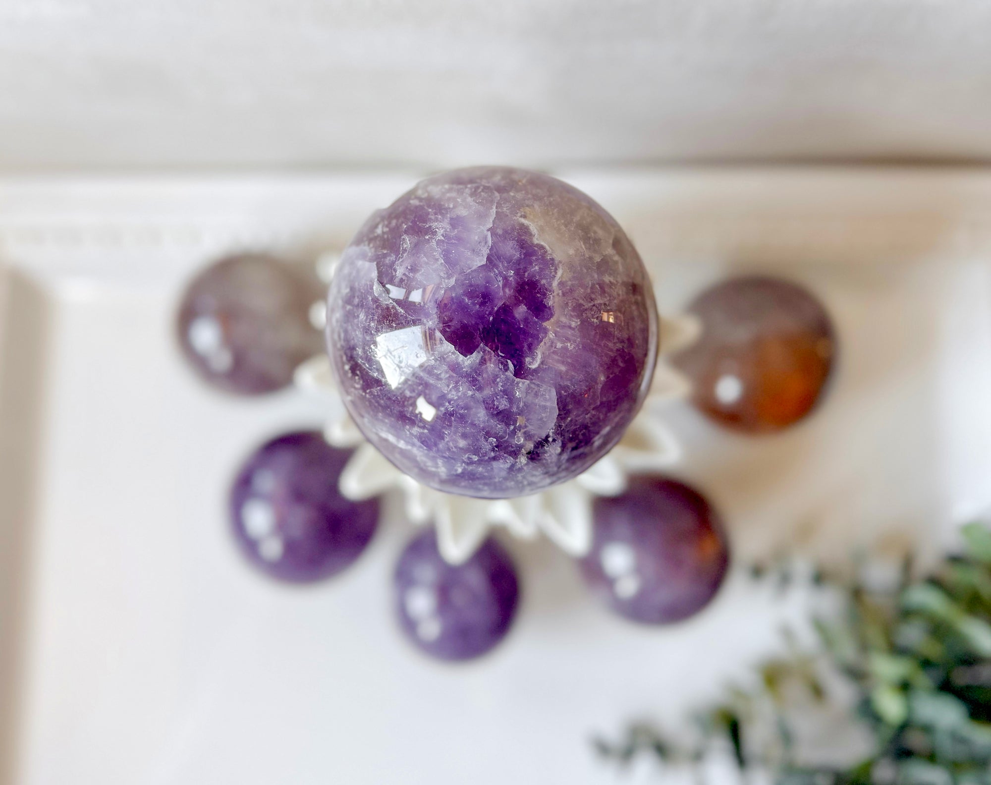 Amethyst Large Spheres || Brazil
