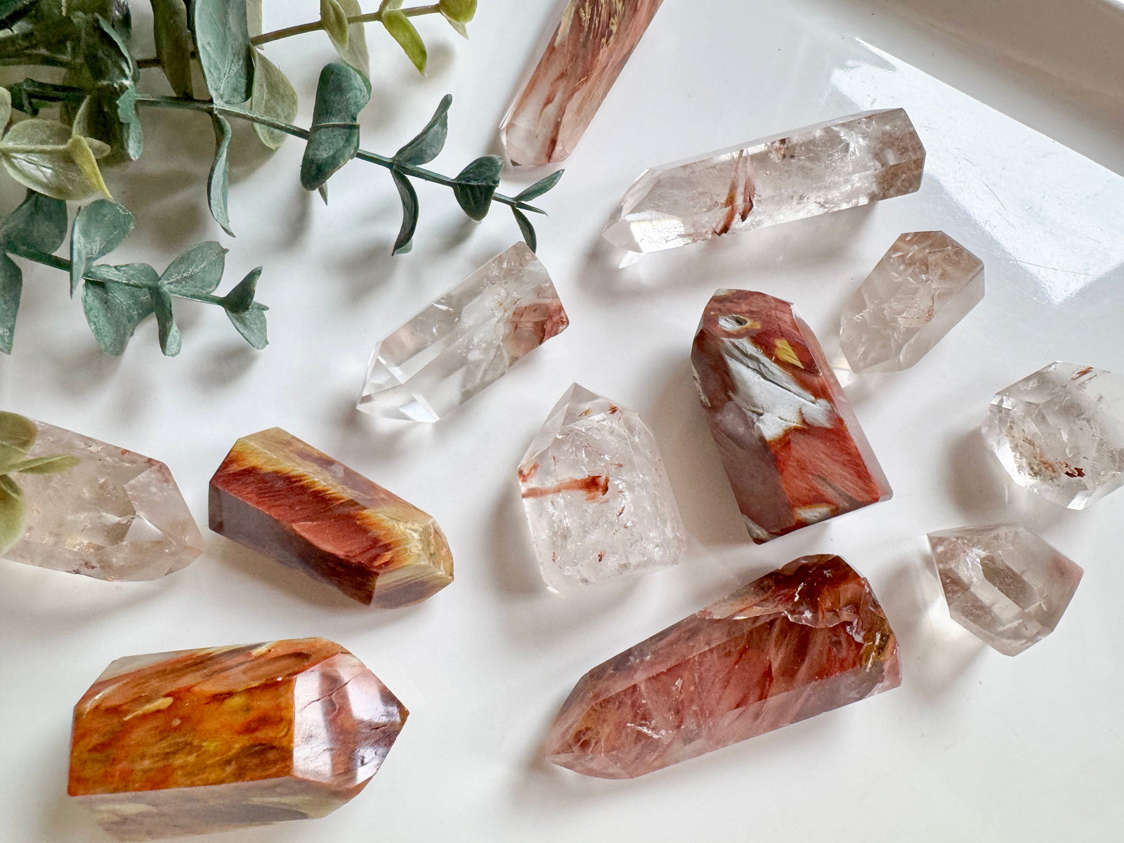 Amphibole Angel Phantom Quartz Points || Brazil || Rare Premium Grade