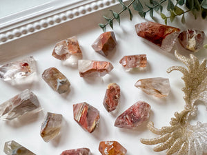 Amphibole Angel Phantom Quartz Points || Brazil || Rare Premium Grade