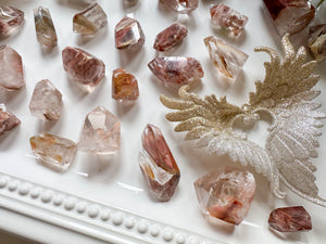 Amphibole Angel Phantom Quartz Points || Brazil || Rare Premium Grade