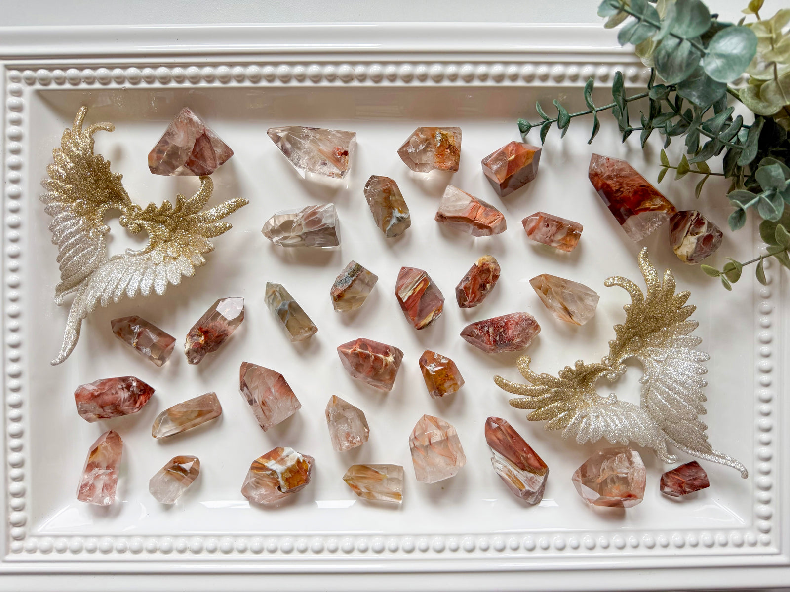 Amphibole Angel Phantom Quartz Points || Brazil || Rare Premium Grade