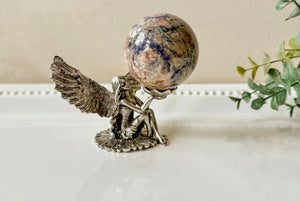 Angel Metal Sphere Stand