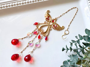 Angel Rainbow Catcher Window Hanger || Gold