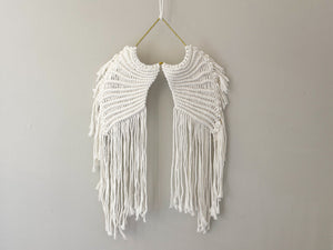 Angel Wing Heart Macramé Dreamcatcher