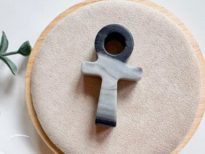 Ankh Crystal Carving || 2"