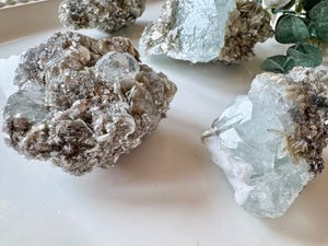 Aquamarine & Mica Specimens