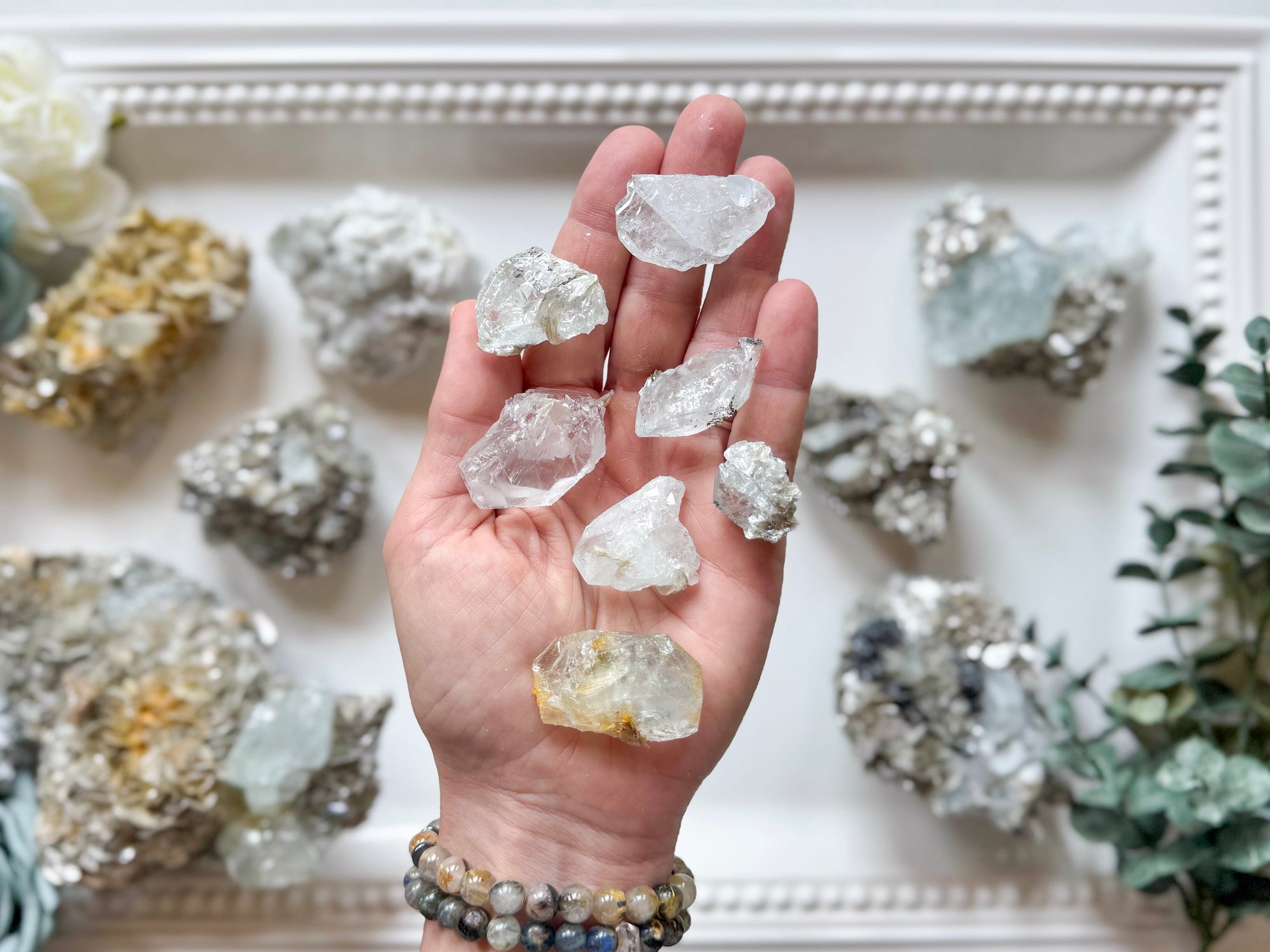 Aquamarine & Mica Specimens