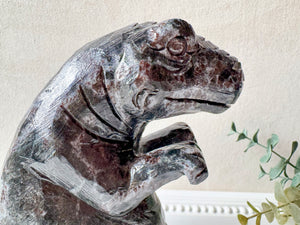 Astrophyllite Dinosaur Carving
