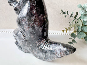Astrophyllite Dinosaur Carving
