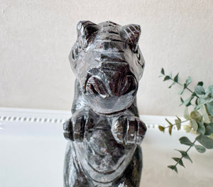Astrophyllite Dinosaur Carving
