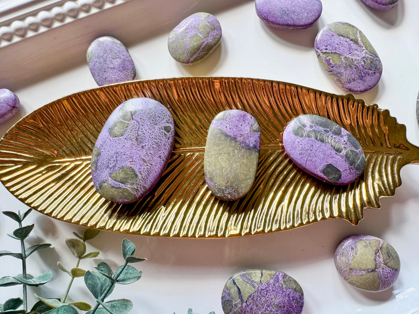 Atlantisite Palm Stone