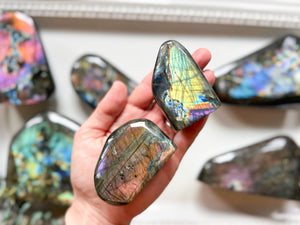 Aurora Borealis Labradorite Free Forms