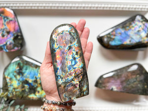 Aurora Borealis Labradorite Free Forms