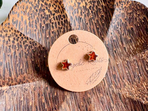 Baltic Amber Post Sterling Earrings