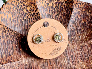 Baltic Amber Post Sterling Earrings